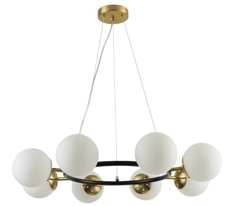 Люстра Sirius 74542/8 CP+Matte Black